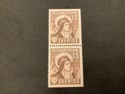 Sancta Birgitta facit nr 335 BB postfriskt par