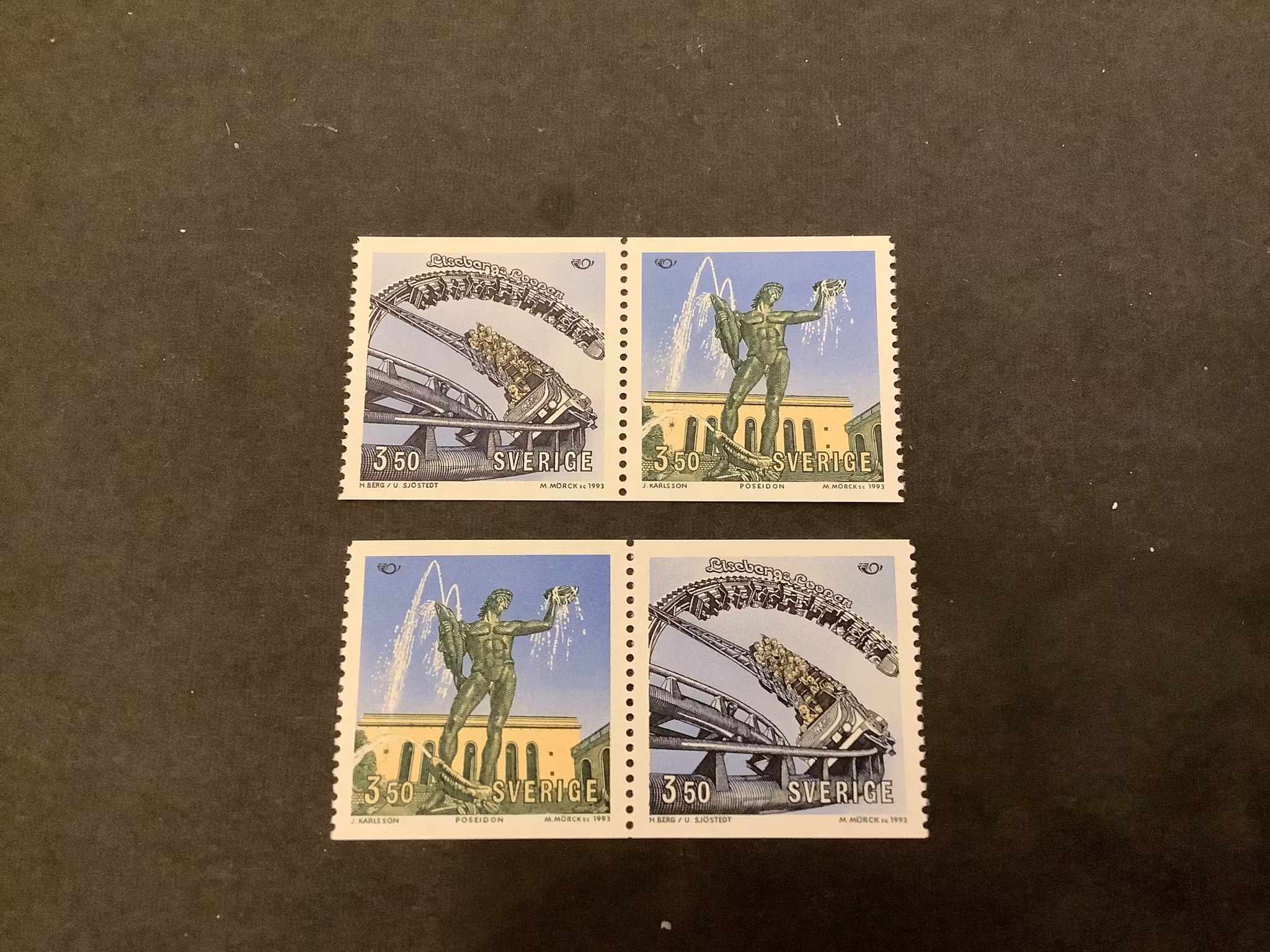Norden X facit nr 1789-1790 postfriska par