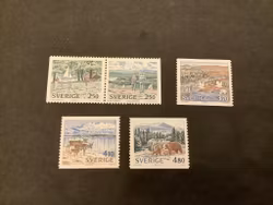 Nationalparker 2 facit nr 1600-1603 postfrisk serie