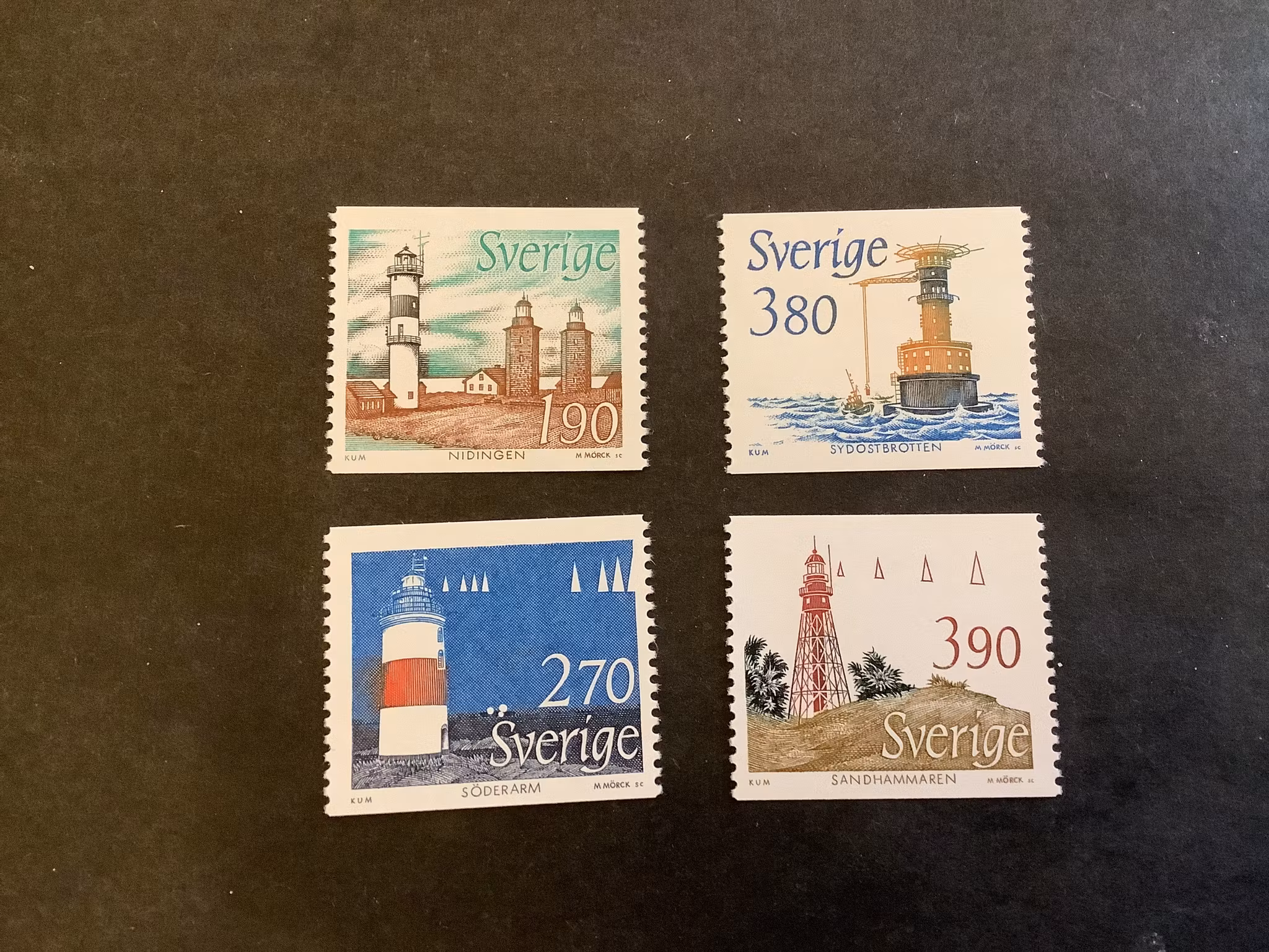Fyrar facit nr 1537-1540 postfrisk serie
