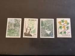 Botaniska trädgårdar facit nr 1470-1473 postfrisk serie