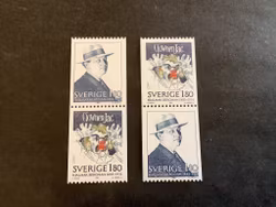 Hjalmar Bergman facit nr 1267 SX1 och SX2  postfriska par