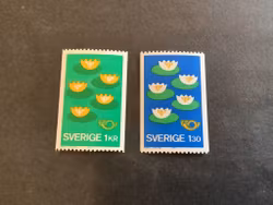 Norden IV postfrisk serie blank gummering, facit nr 989-990