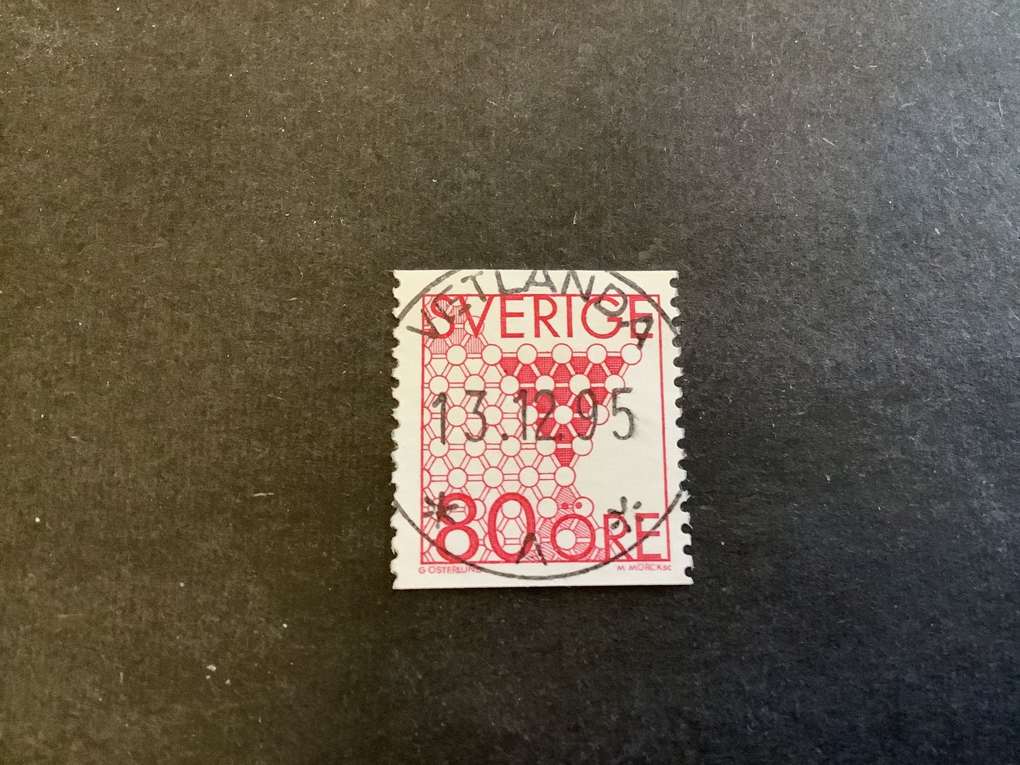 Spel facit nr 1374 lyxstämplat VETLANDA