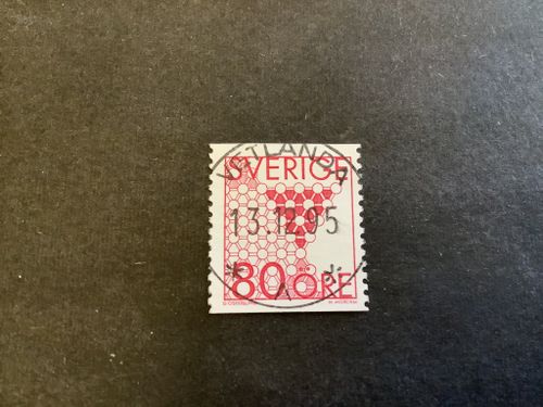 Spel facit nr 1374 lyxstämplat VETLANDA