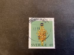 Riksregalierna facit nr 741 B2 praktstämplat STOCKHOLM BAN