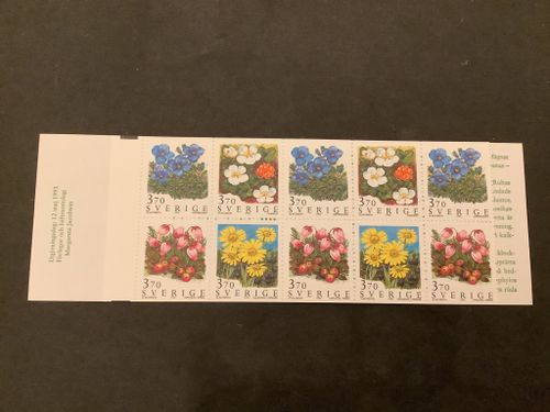 Fjällblommor postfriskt häfte