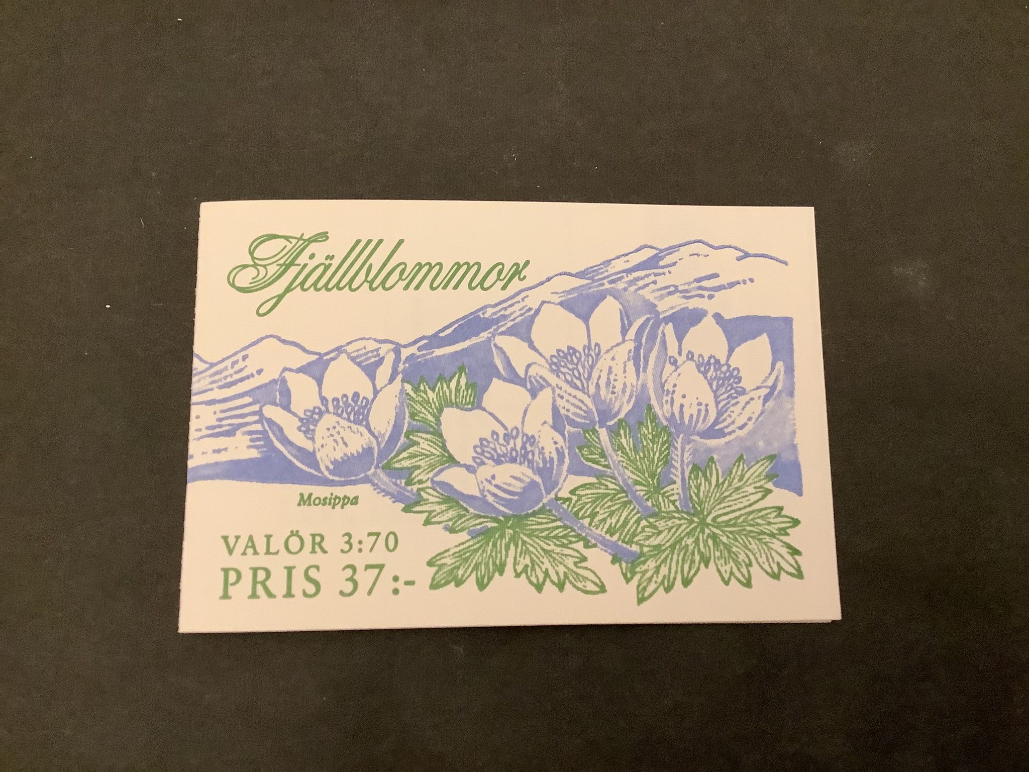 Fjällblommor postfriskt häfte