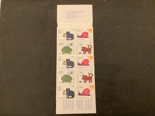 Hälsningsfrimärken III 1994 postfriskt häfte