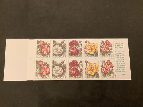 Rosor 1994 postfriskt häfte