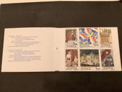 Kulturutbyte Sverige-Frankrike 1994 postfriskt häfte med cylindersiffra 2