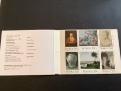Nationalmuseum 250 år 1992 postfriskt häfte