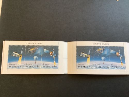 Europa XX Europa i rymdåldern postfriskt häfte