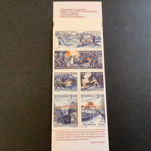 Järn bryter bygd postfriskt häfte