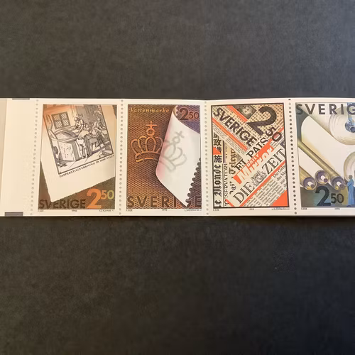 Massa och papper 1990 postfriskt häfte