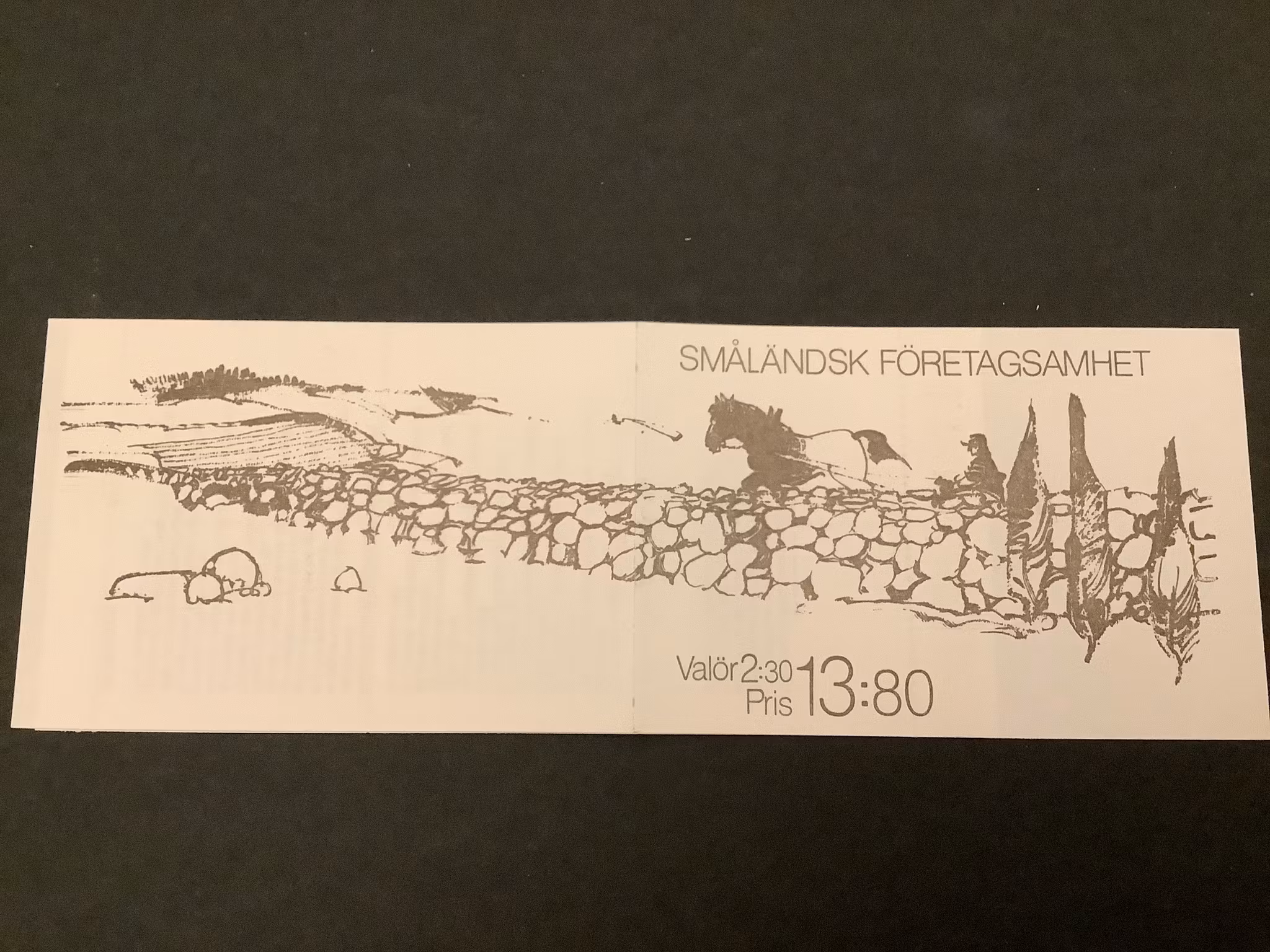 Småländsk företagssamhet 1989 postfriskt häfte