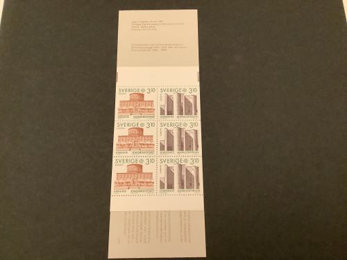 Europa XVI 1987 postfriskt häfte