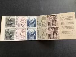 Carl XVI Gustaf 40 år postfriskt häfte