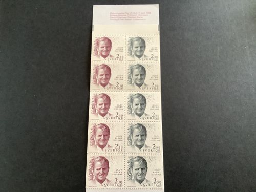 Olof Palme 1986 postfriskt häfte