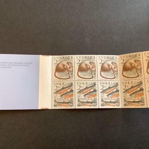 Levande natur 1985 postfriskt häfte