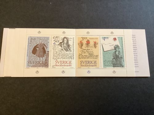 Stockholmia 86 II postfriskt häfte