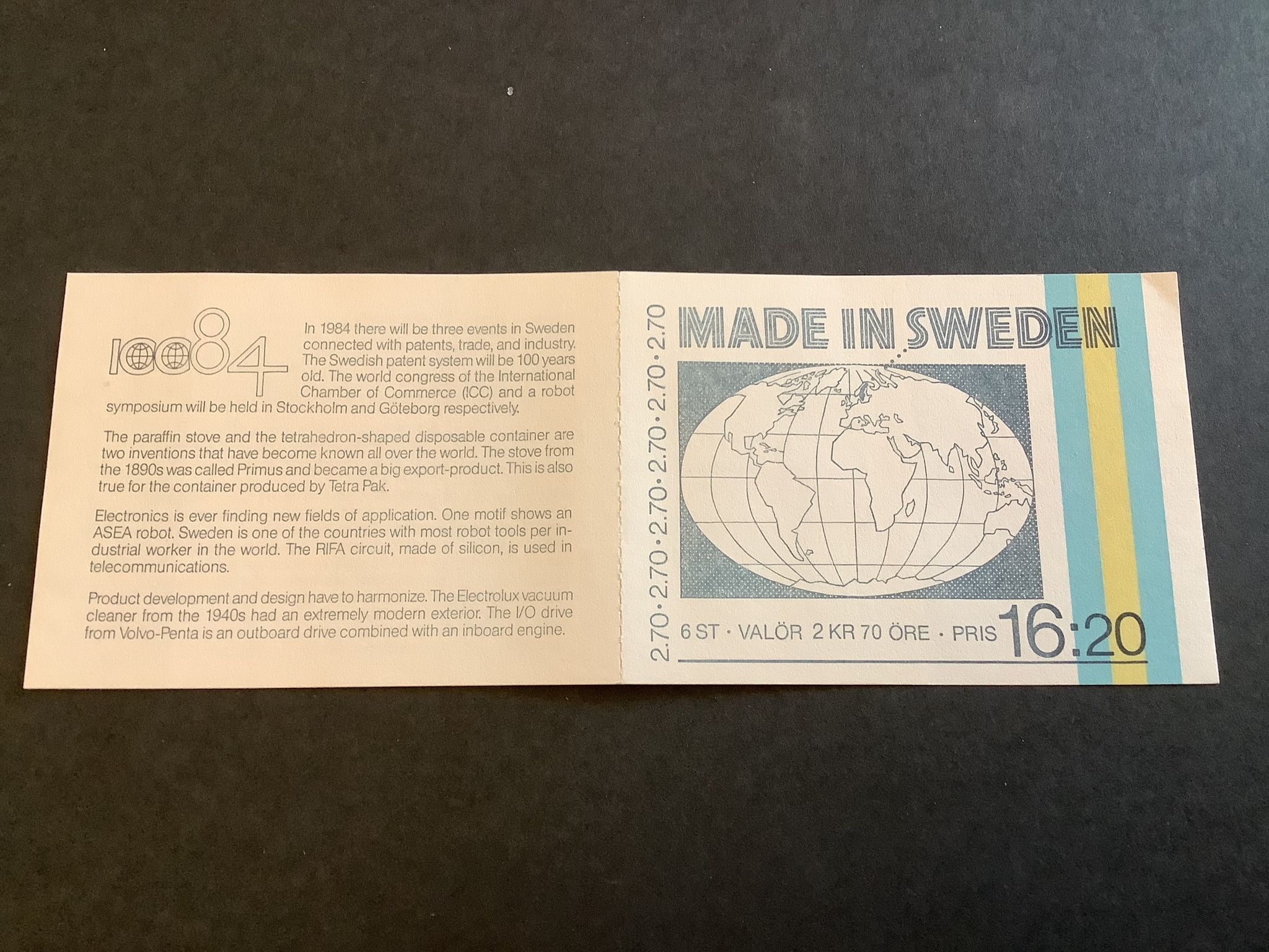 Made in Sweden postfriskt häfte