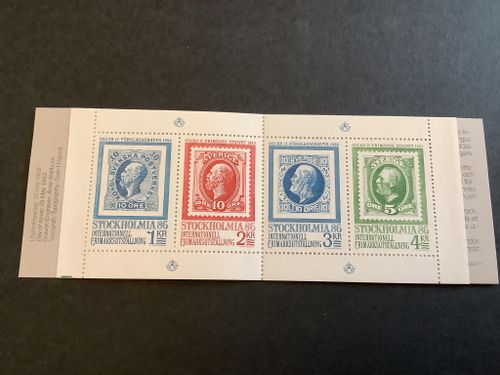 Stockholmia 86 I 1983 postfriskt häfte