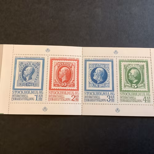 Stockholmia 86 I 1983 postfriskt häfte