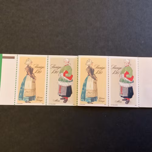 Folkdräkter 1979 postfriskt häfte