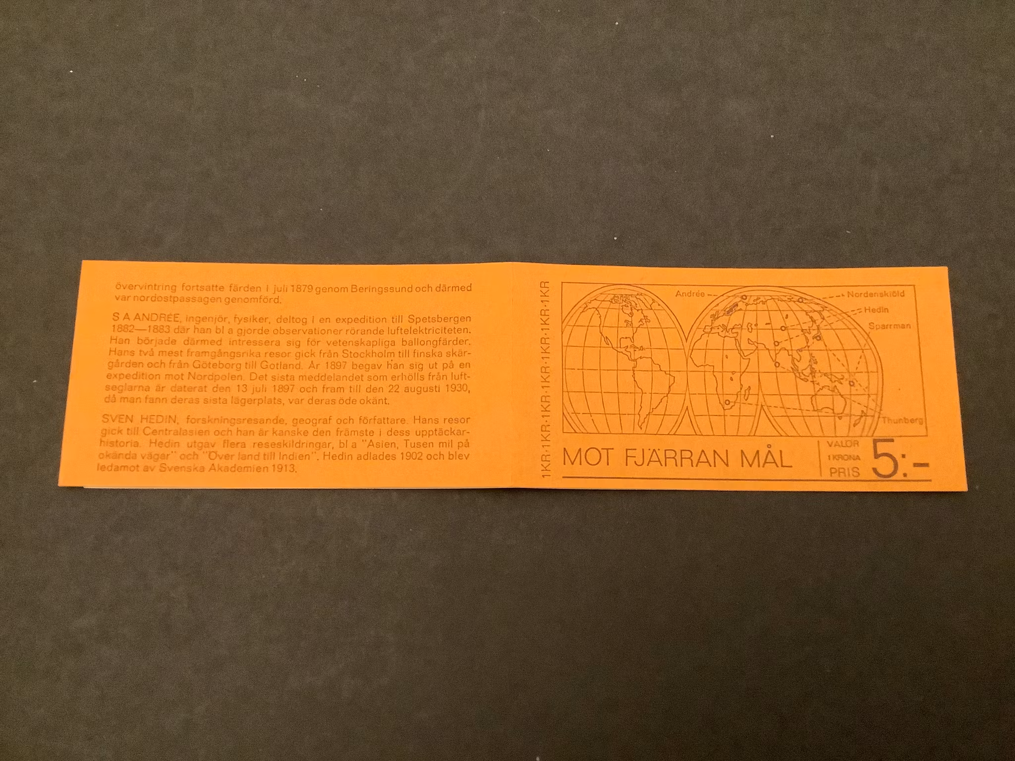 Mot fjärran mål 1973 postfriskt häfte