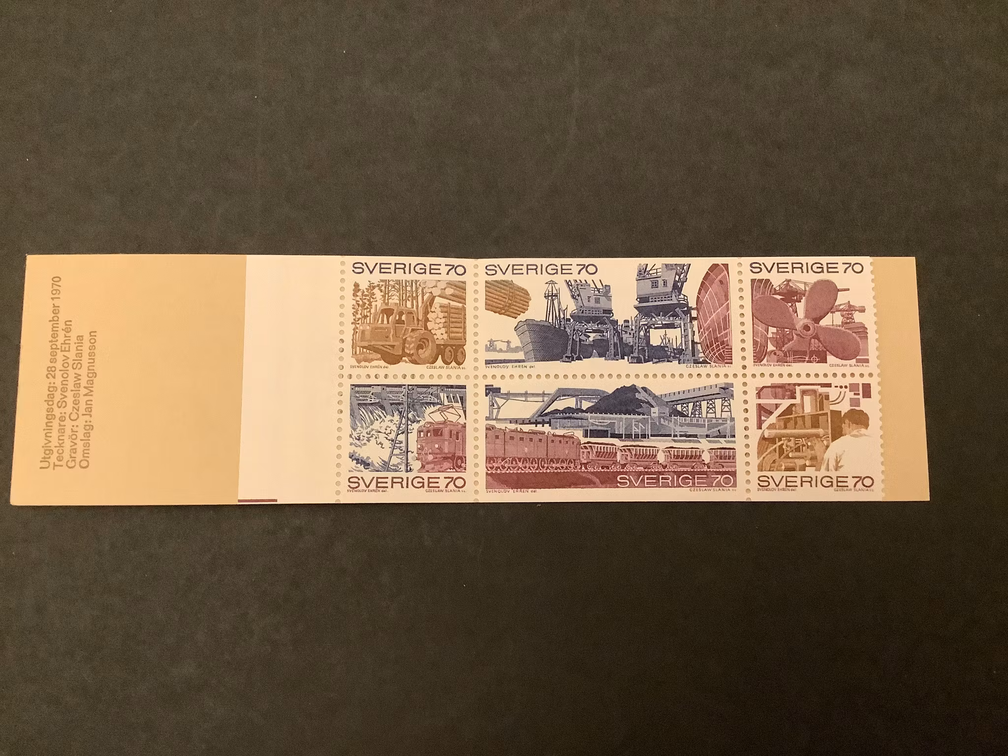 Svenskt näringsliv 1970 postfriskt häfte