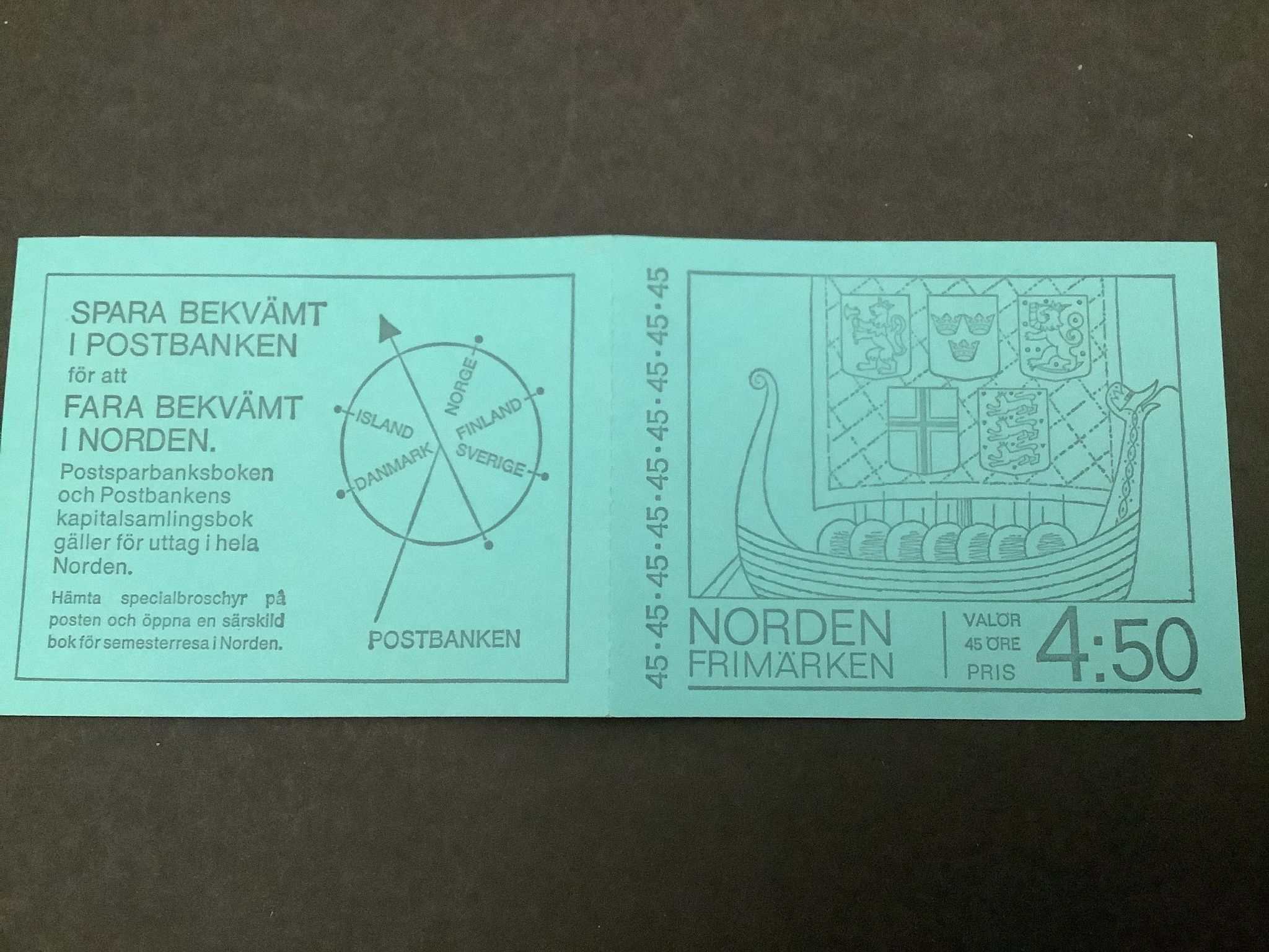 Norden II 1969 postfriskt häfte