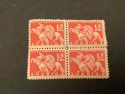 Lützen facit nr 235 C postfriskt 4-block