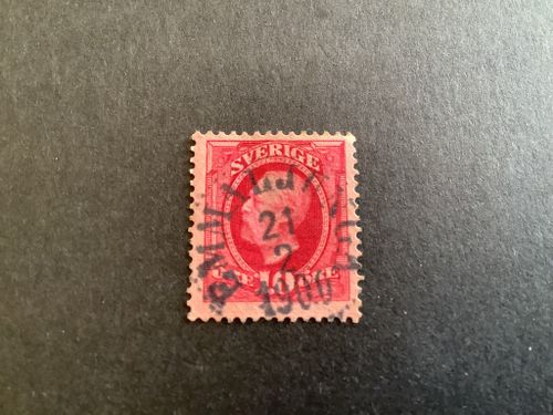Oscar II facit nr 54 praktstämplat EMMALJUNGA