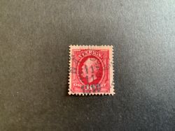 Oscar II facit nr 54 lyxstämplat NÄSSJÖ, kort tand