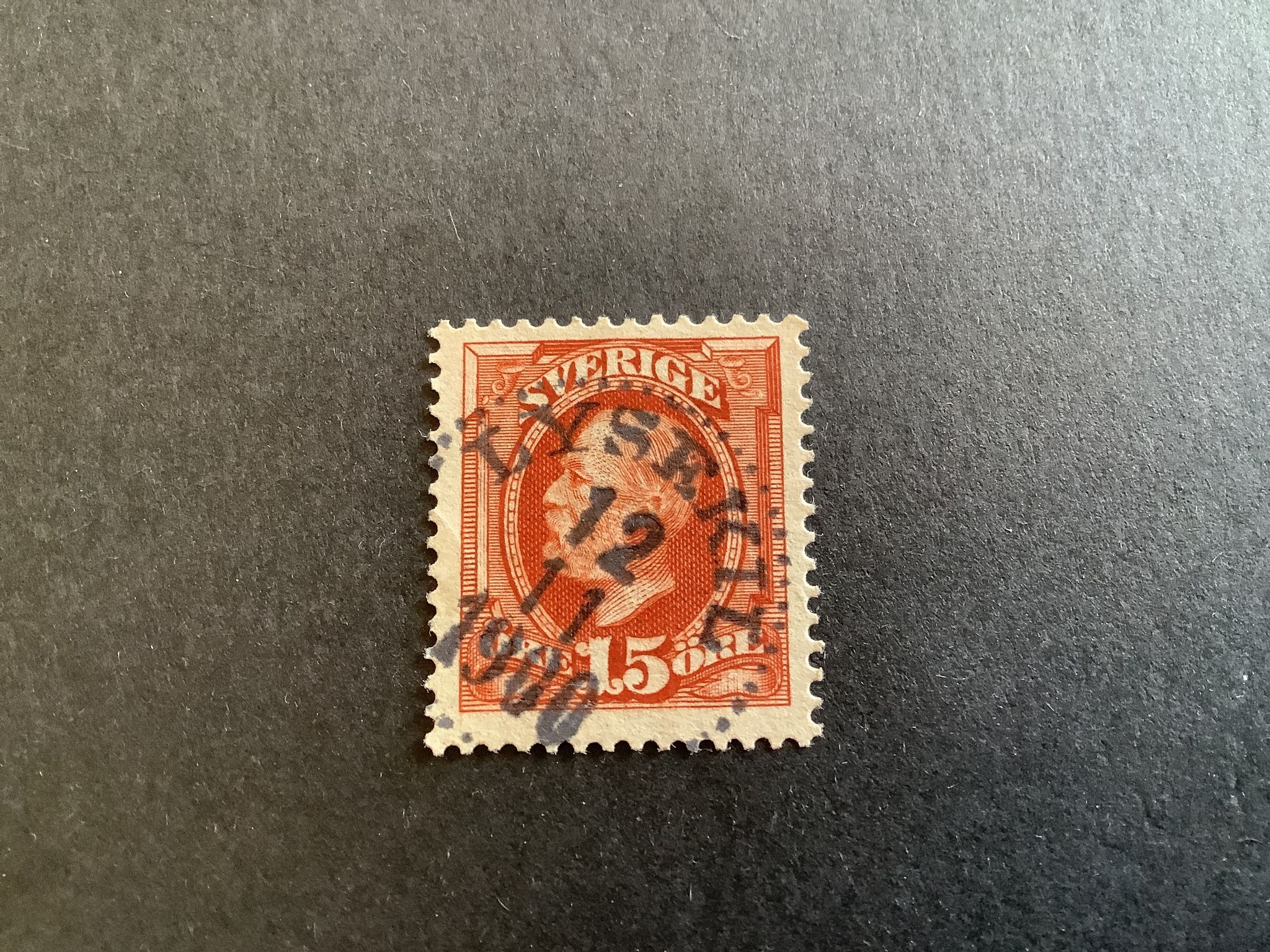 Oscar II facit nr 55 praktstämplat LYSEKIL