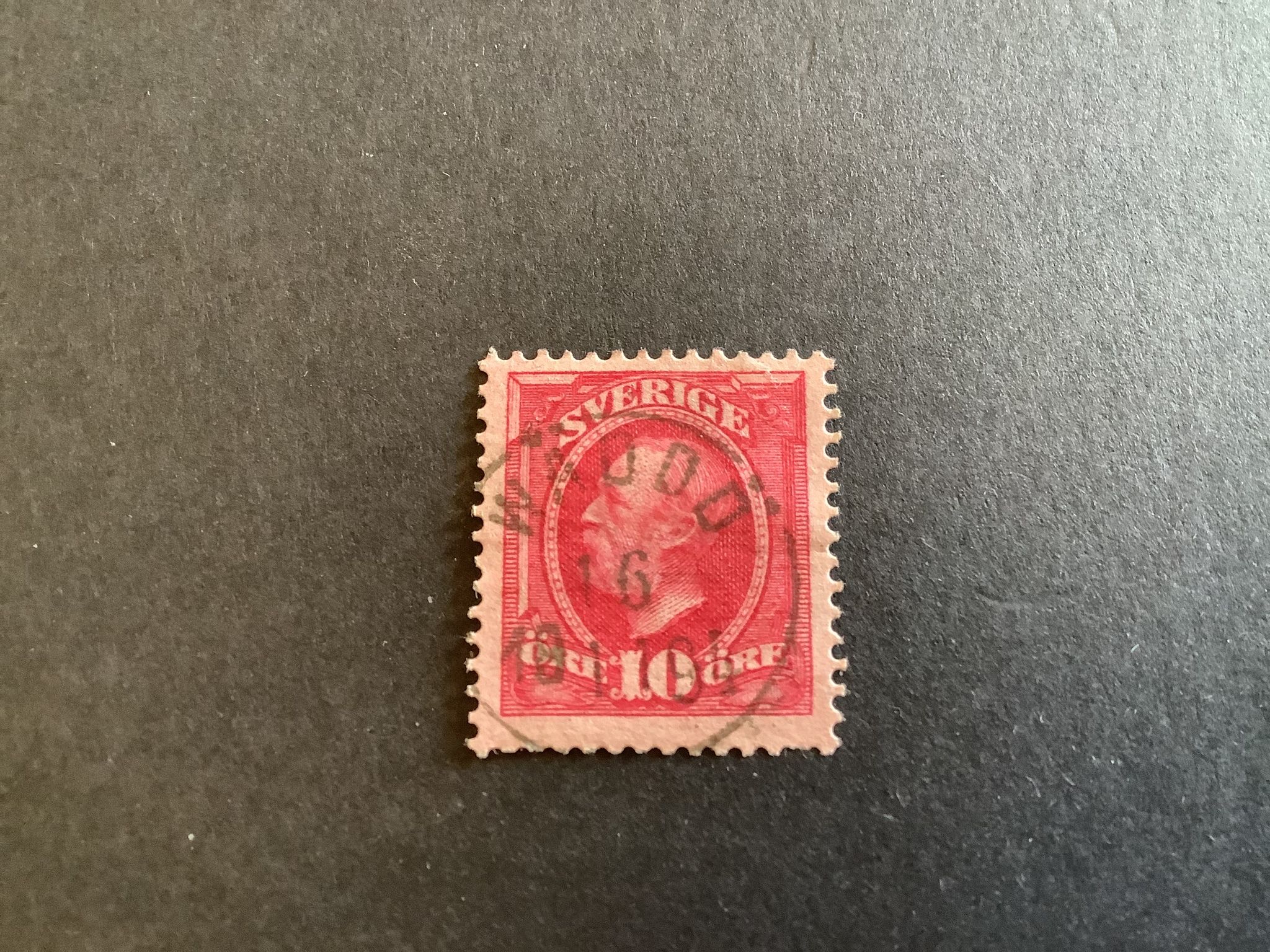 Oscar II facit nr 54 praktstämplat WÄDDÖ