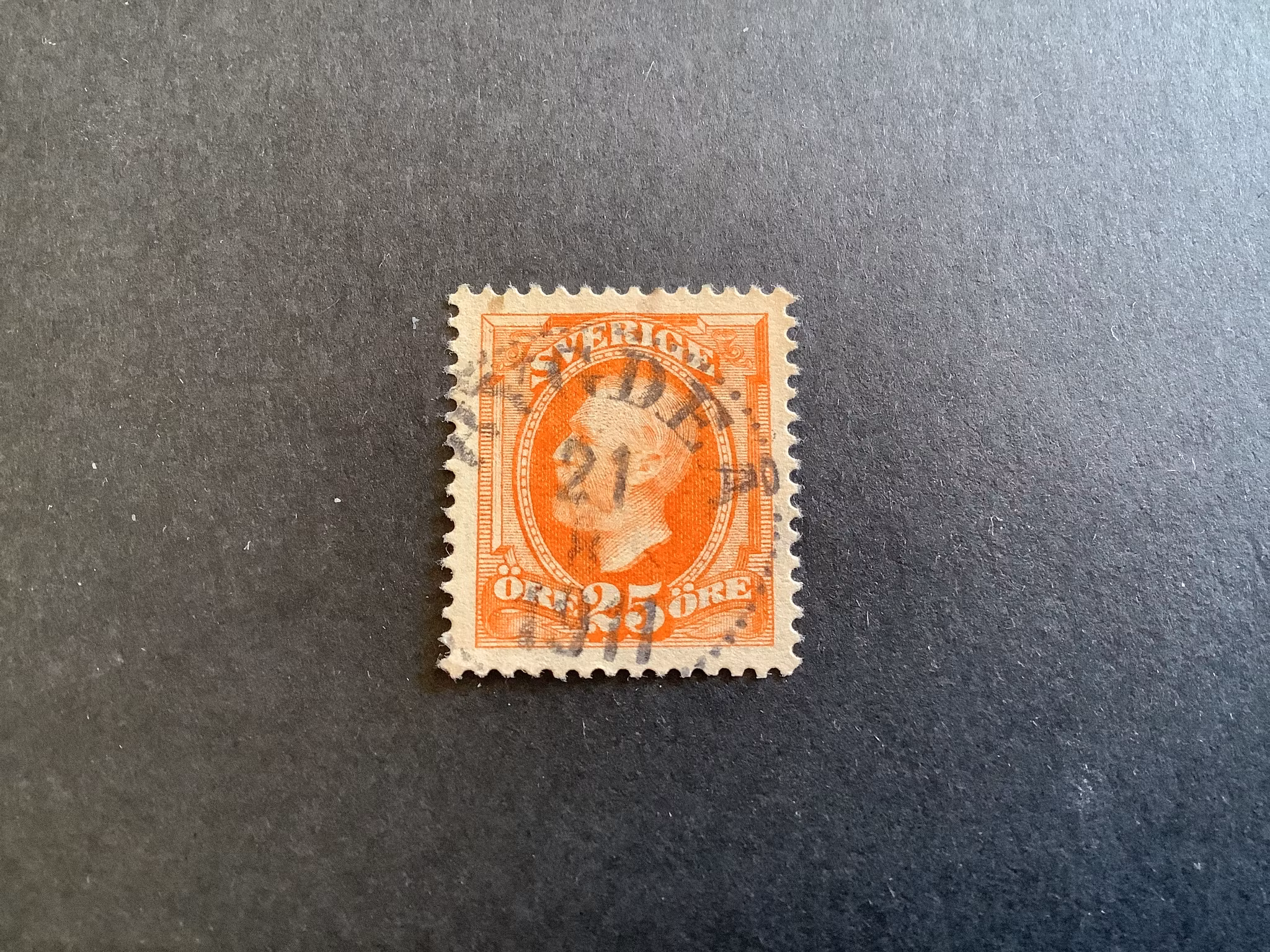Oscar II facit nr 57 praktstämplat BYGDEÅ
