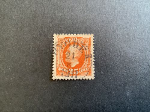 Oscar II facit nr 57 praktstämplat BYGDEÅ