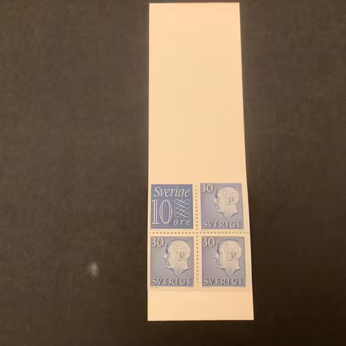 Gustaf VI Adolf postfriskt häfte