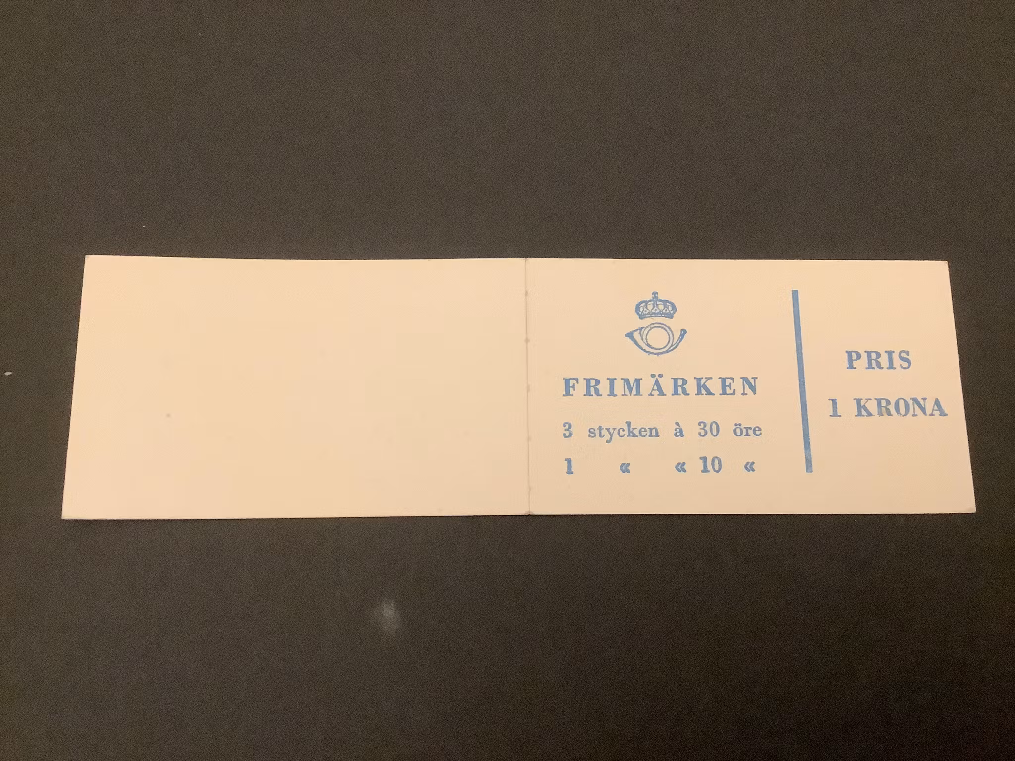 Gustaf VI Adolf postfriskt häfte