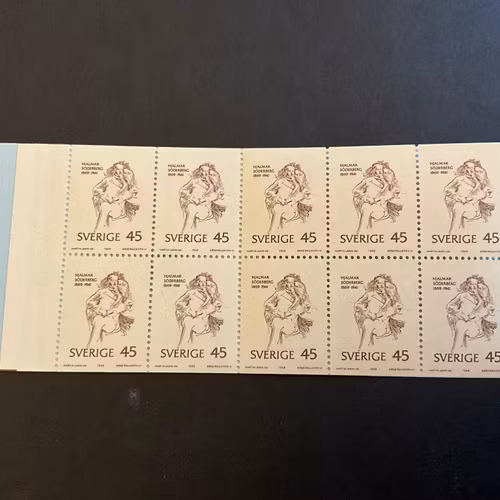 Hjalmar Söderberg postfriskt häfte