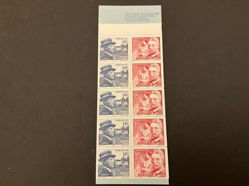 Nobelpristagare 1920 postfriskt häfte