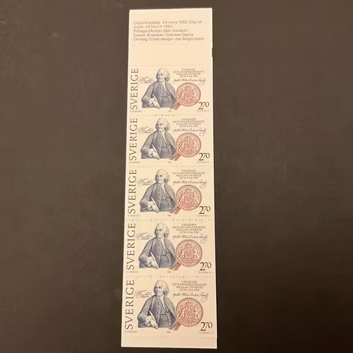 Traktat Sverige- Usa postfriskt häfte