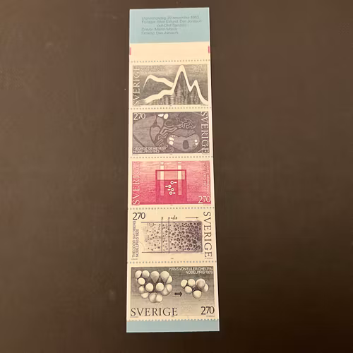 Nobelpristagare Kemi 1983 postfriskt häfte