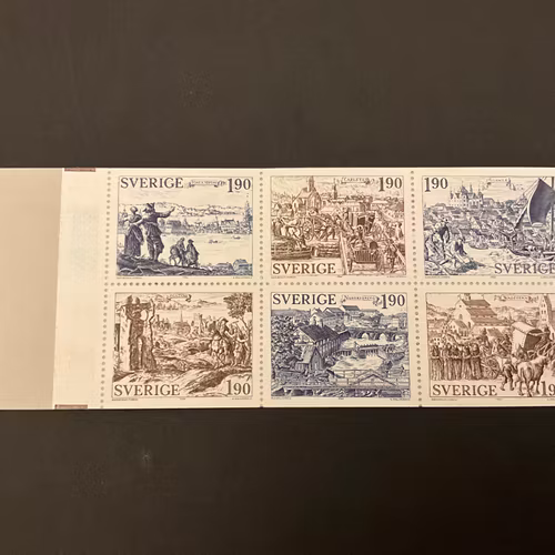 Äldre städer postfriskt häfte