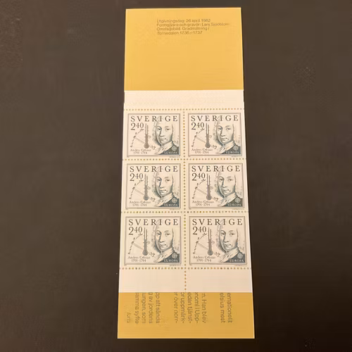 Eurooa XI 1982 postfriskt häfte