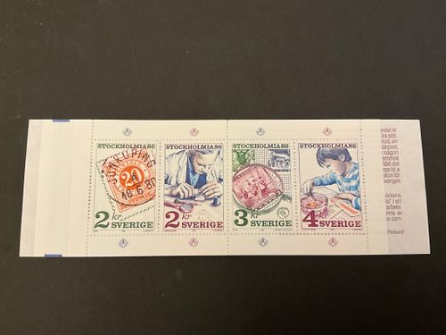 Stockholmia 86 IV postfriskt häfte