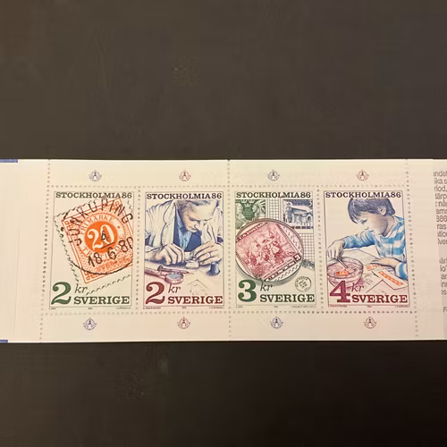 Stockholmia 86 IV postfriskt häfte