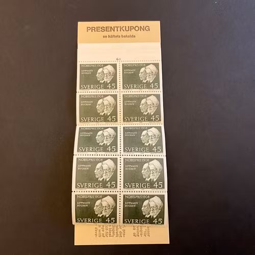 Nobelpristagare 1908 med cylindersiffra 2